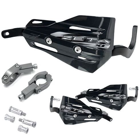 Zeta Armor Hand Guard XC Kit - Black/Black