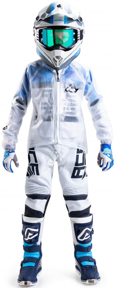 Acerbis Youth Transparent 3.0 Rain Jacket - Clear