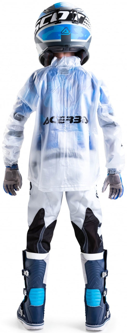 Acerbis Youth Transparent 3.0 Rain Jacket - Clear