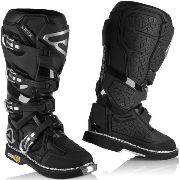 Acerbis X-Rock MX Boots - Black — Motorcycle Gear (image 1 of 6)
