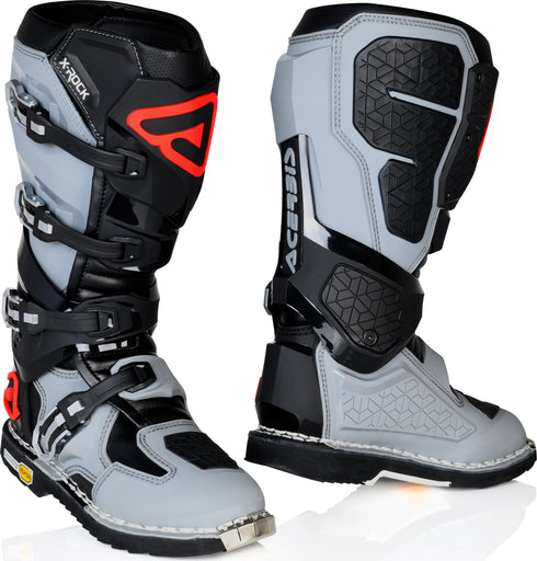 Acerbis X-Rock MX Boots - Black/Grey — Motorcycle Gear (image 1 of 5)