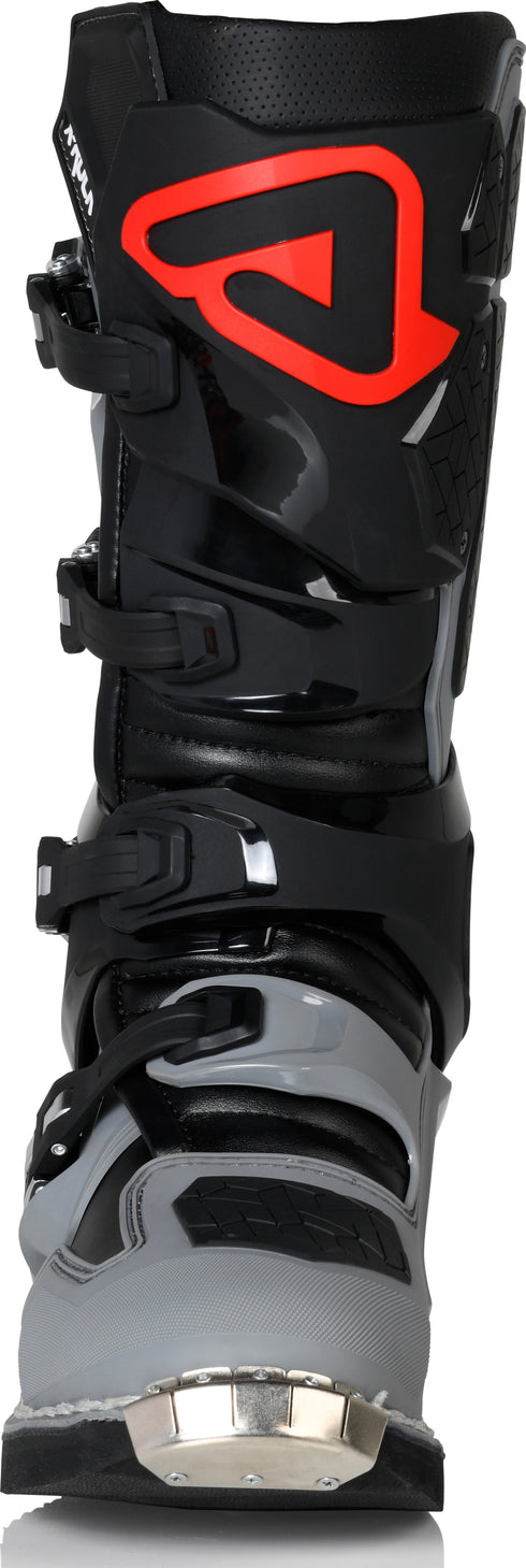 Acerbis X-Rock MX Boots - Black/Grey — Motorcycle Gear (image 2 of 5)