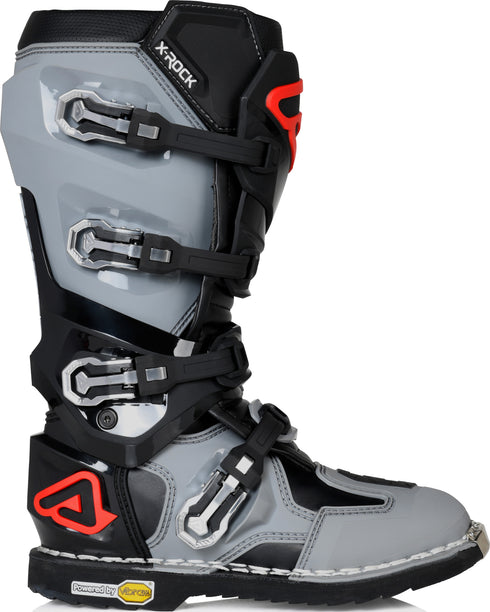 Acerbis X-Rock MX Boots - Black/Grey — Motorcycle Gear (image 3 of 5)