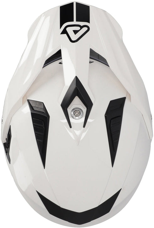 Acerbis Flip FS-606 Helmet - White — Motorcycle Gear (image 6 of 6)