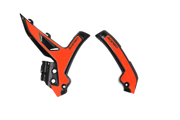Acerbis SX & F (2023) Frame Prot - Black/Orange