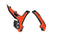 Acerbis SX & F (2023) Frame Prot - Black/Orange