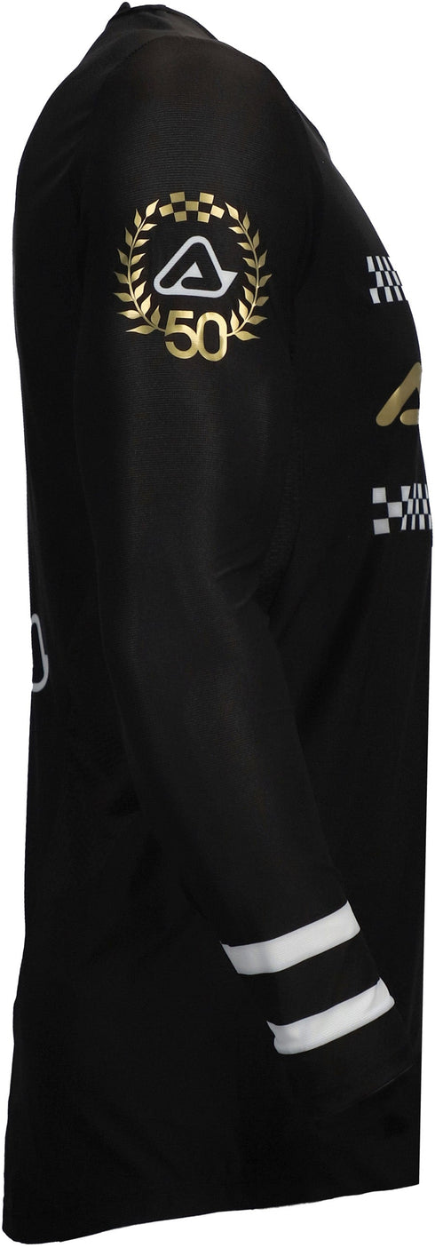 Acerbis X-Flex 50th Anniversary Jersey - Black/Gold — Motorcycle Gear (image 3 of 6)