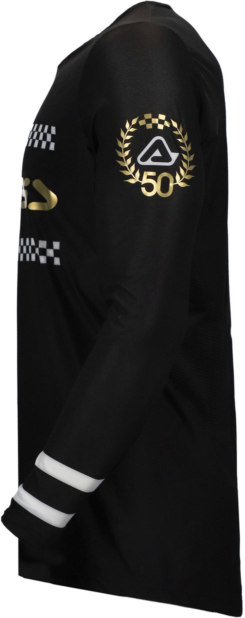 Acerbis X-Flex 50th Anniversary Jersey - Black/Gold — Motorcycle Gear (image 5 of 6)