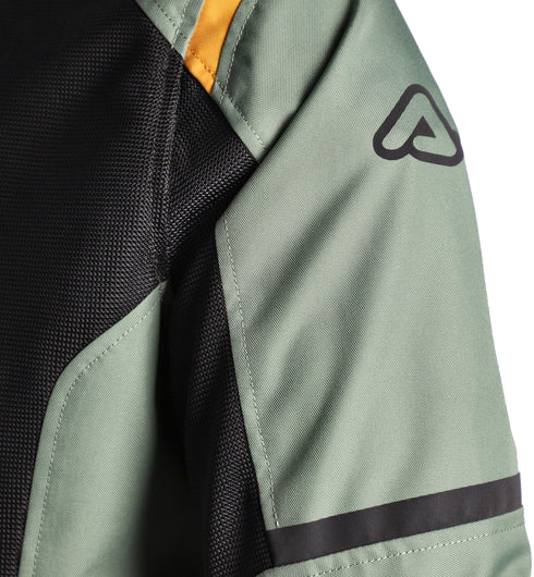 Acerbis CE Ramsey Vented 2.0 Jacket - Green/Yellow