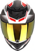 Scorpion EXO-520 Evo 2 Air Lena Helmet - White/Silver/Red Matt