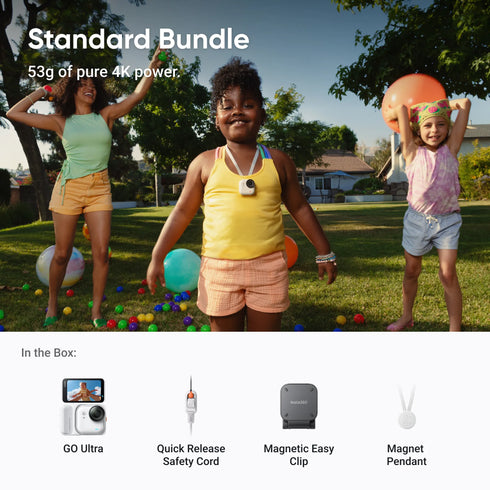 Insta360 GO Ultra Standard Bundle - Arctic White