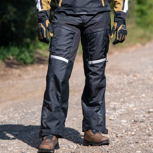 LS2 Mens X-Master Pants - Black/Grey — Motorcycle Gear (image 7 of 18)