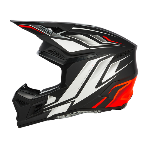 O'Neal 2025 3 Series Race Helmet - Black/White