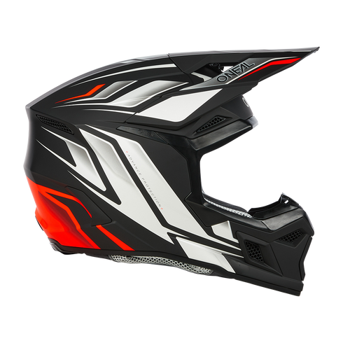 O'Neal 2025 3 Series Race Helmet - Black/White