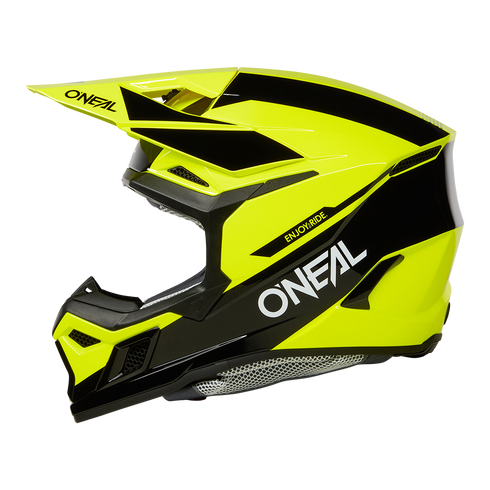 O'Neal 2025 3 Series Static Helmet - Black/Neon Yellow