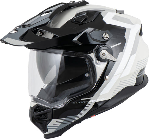Scorpion ADF-9000 Air Patrol Helmet - Black/Silver