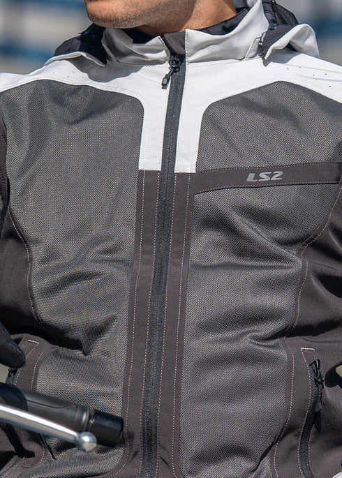 LS2 Ladies Bolton Air Jacket - Black — Motorcycle Gear (image 11 of 12)