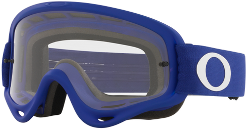 Oakley XS O-Frame MX Goggles with Case - Moto Blue Strap (Clear Lenses) — Motorcycle Gear (image 1 of 4)