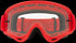 Oakley XS O-Frame MX Goggles with Case - Moto Red Strap (Clear Lenses)