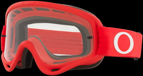 Oakley XS O-Frame MX Goggles with Case - Moto Red Strap (Clear Lenses)