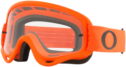 Oakley XS O-Frame MX Goggles with Case - Moto Orange Strap (Clear Lenses) — Motorcycle Gear (image 1 of 4)