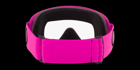 Oakley O-Frame MX Goggles - Moto Pink Strap (Clear Lenses)