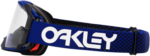 Oakley B1B Airbrake MX Goggles with Case - Moto Blue Strap (Clear Lenses)