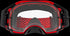 Oakley B1B Airbrake MX Goggles with Case - Moto Red Strap (Clear Lenses)
