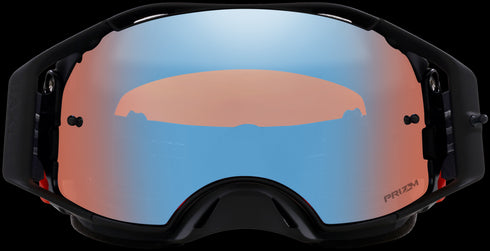 Oakley Airbrake MX Goggles with Case - B1B Blackout Strap (Prizm MX Sapphire Iridium Lenses)