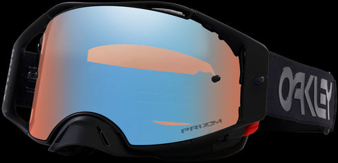 Oakley Airbrake MX Goggles with Case - B1B Blackout Strap (Prizm MX Sapphire Iridium Lenses)