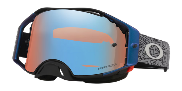 Oakley Airbrake MX Goggles - Grey Strike Strap (Prizm MX Sapphire Iridium Lenses)
