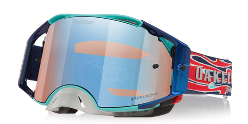 Oakley Airbrake MX Troy Lee Designs Goggle - Blue (Prizm Sapphire Lens)