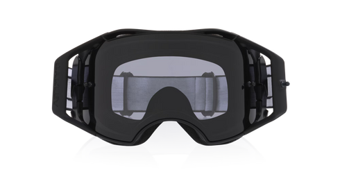 Oakley Airbrake Lite MX Goggles - Matt Black Strap (Dark Grey Lens)