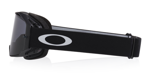 Oakley Airbrake Lite MX Goggles - Matt Black Strap (Dark Grey Lens)