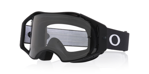 Oakley Airbrake Lite MX Goggles - Matt Black Strap (Clear Lens)