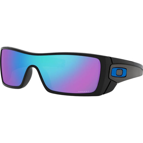 Oakley Batwolf Sunglasses Polished Black with Prizm Sapphire