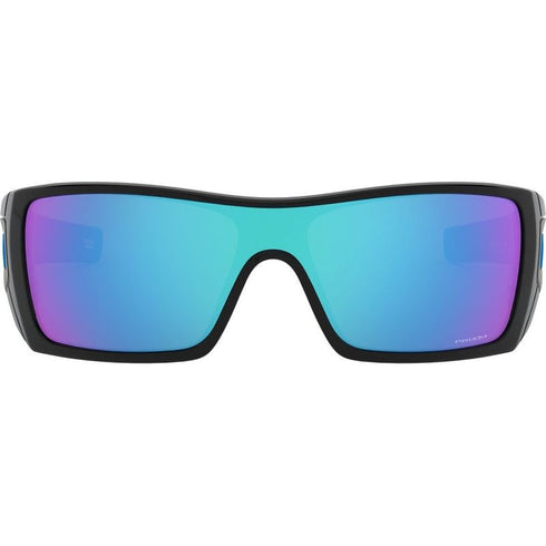 Oakley Batwolf Sunglasses Polished Black with Prizm Sapphire