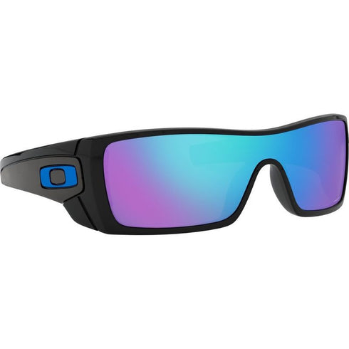 Oakley Batwolf Sunglasses Polished Black with Prizm Sapphire