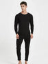 SBK Accessories Fleece Thermal Undersuit Set - Black