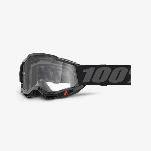 100% Accuri 2 OTG Goggle - Black/Clear Lens