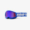 100% Strata 2 Goggle Junior Blue - Red Blue Mirror Lens