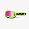 100% Strata 2 Goggle Junior Yellow - Pink Mirror Lens