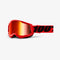 100% Strata 2 Red - Red Mirror Lens