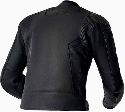 RST Mens S-1 D30 CE Leather Jacket - Black/Black