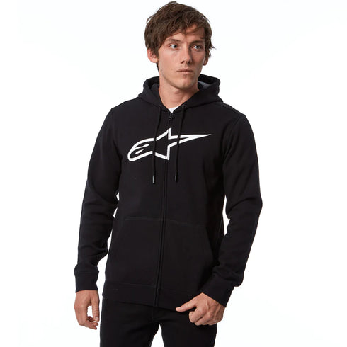 Alpinestars Ageless II Zip Fleece Hoodie - Black/White