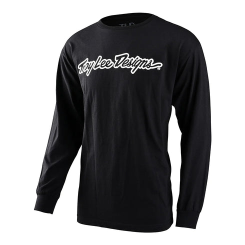 Troy Lee LS T-Shirt Signature - Black