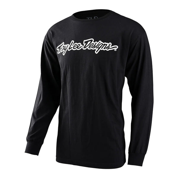 Troy Lee LS T-Shirt Signature - Black