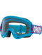 Oakley O-Frame MX Goggles - Blue Bolts Strap (Clear Lens)