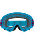 Oakley O-Frame MX Goggles - Blue Bolts Strap (Clear Lens)