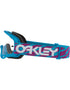 Oakley O-Frame MX Goggles - Blue Bolts Strap (Clear Lens)